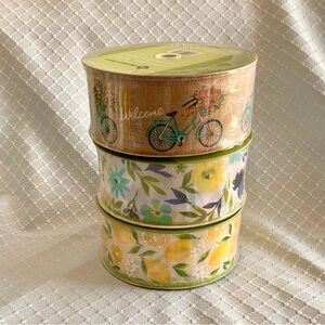 New Members Mark Premium Wire Edge Ribbon Lot of 3